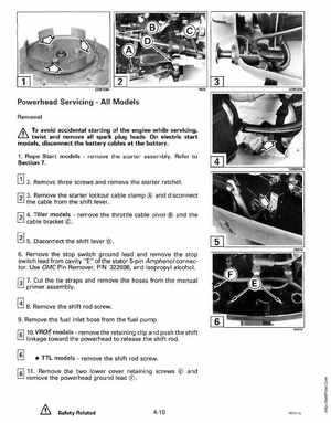 1994 Johnson/Evinrude "ER" 60 thru 70 outboards Service Manual, Page 146