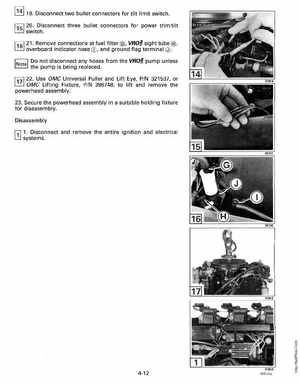 1994 Johnson/Evinrude "ER" 60 thru 70 outboards Service Manual, Page 148