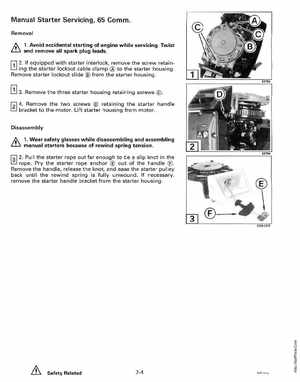 1994 Johnson/Evinrude "ER" 60 thru 70 outboards Service Manual, Page 225