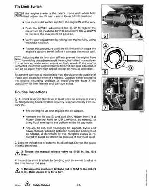 1994 Johnson/Evinrude "ER" 60 thru 70 outboards Service Manual, Page 262