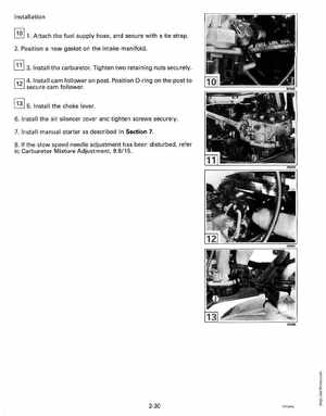 1994 Johnson/Evinrude "ER" 9.9 thru 30 outboards Service Manual, Page 89
