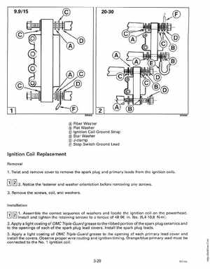 1994 Johnson/Evinrude "ER" 9.9 thru 30 outboards Service Manual, Page 128