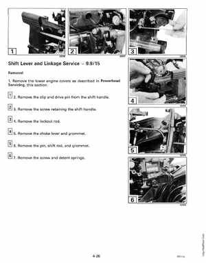 1994 Johnson/Evinrude "ER" 9.9 thru 30 outboards Service Manual, Page 167