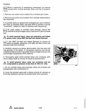 1994 Johnson/Evinrude "ER" 9.9 thru 30 outboards Service Manual, Page 181