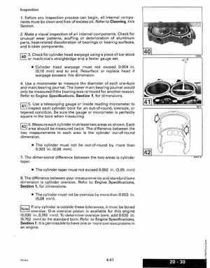1994 Johnson/Evinrude "ER" 9.9 thru 30 outboards Service Manual, Page 182