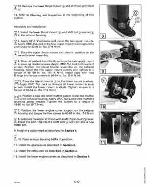 1994 Johnson/Evinrude "ER" 9.9 thru 30 outboards Service Manual, Page 217