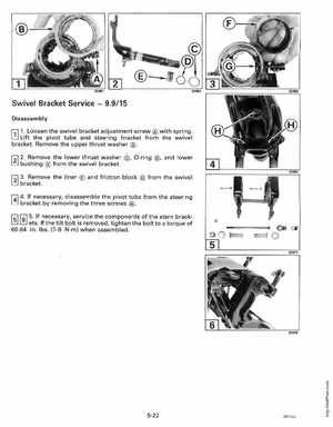 1994 Johnson/Evinrude "ER" 9.9 thru 30 outboards Service Manual, Page 222