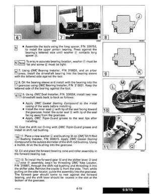 1994 Johnson/Evinrude "ER" 9.9 thru 30 outboards Service Manual, Page 245