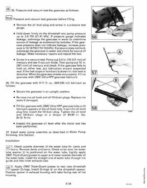 1994 Johnson/Evinrude "ER" 9.9 thru 30 outboards Service Manual, Page 260