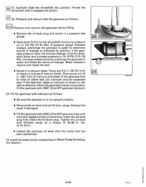 1994 Johnson/Evinrude "ER" 9.9 thru 30 outboards Service Manual, Page 272