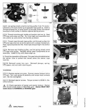 1994 Johnson/Evinrude "ER" 9.9 thru 30 outboards Service Manual, Page 280
