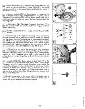 1994 Johnson/Evinrude "ER" 9.9 thru 30 outboards Service Manual, Page 284