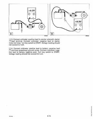 1994 Johnson/Evinrude "ER" 9.9 thru 30 outboards Service Manual, Page 300