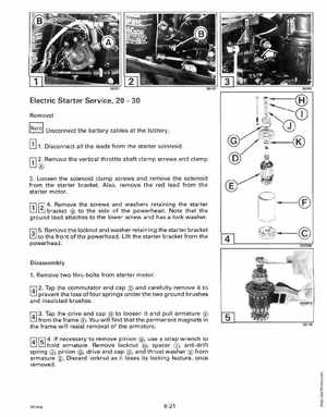 1994 Johnson/Evinrude "ER" 9.9 thru 30 outboards Service Manual, Page 306
