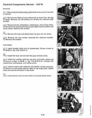 1994 Johnson/Evinrude "ER" 9.9 thru 30 outboards Service Manual, Page 315
