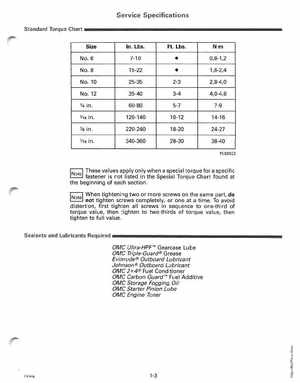 1994 Johnson/Evinrude "ER" CV 85 thru 115 outboards Service Manual, Page 9