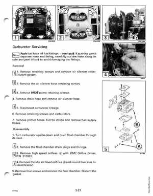 1994 Johnson/Evinrude "ER" CV 85 thru 115 outboards Service Manual, Page 77