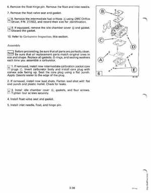 1994 Johnson/Evinrude "ER" CV 85 thru 115 outboards Service Manual, Page 78