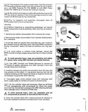 1994 Johnson/Evinrude "ER" CV 85 thru 115 outboards Service Manual, Page 143