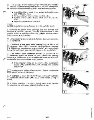 1994 Johnson/Evinrude "ER" CV 85 thru 115 outboards Service Manual, Page 146