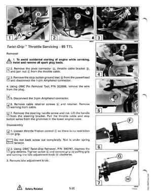 1994 Johnson/Evinrude "ER" CV 85 thru 115 outboards Service Manual, Page 184