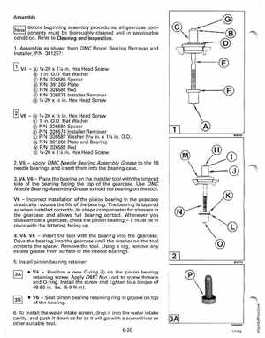 1994 Johnson/Evinrude "ER" CV 85 thru 115 outboards Service Manual, Page 208