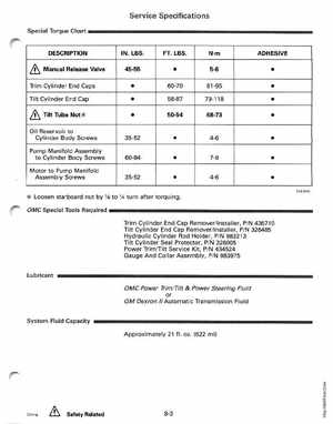 1994 Johnson/Evinrude "ER" CV 85 thru 115 outboards Service Manual, Page 262