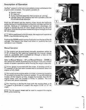 1994 Johnson/Evinrude "ER" CV 85 thru 115 outboards Service Manual, Page 263