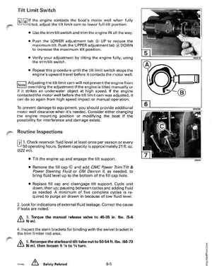 1994 Johnson/Evinrude "ER" CV 85 thru 115 outboards Service Manual, Page 264