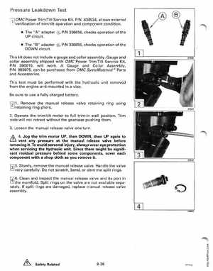 1994 Johnson/Evinrude "ER" CV 85 thru 115 outboards Service Manual, Page 285