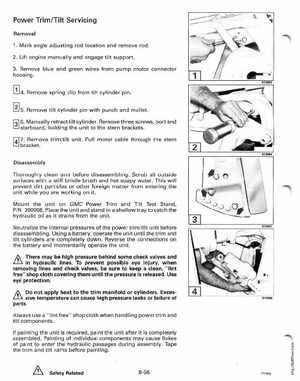 1994 Johnson/Evinrude "ER" CV 85 thru 115 outboards Service Manual, Page 315