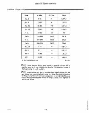 1994 Johnson/Evinrude Electric outboards Service Manual, Page 7