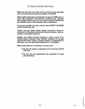 1994 Johnson/Evinrude Electric outboards Service Manual, Page 120