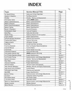 1994 Johnson/Evinrude Outboards 40 thru 55 Service Manual, Page 4