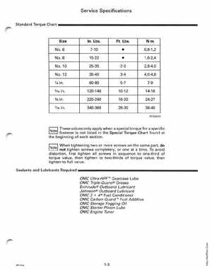 1994 Johnson/Evinrude Outboards 40 thru 55 Service Manual, Page 9