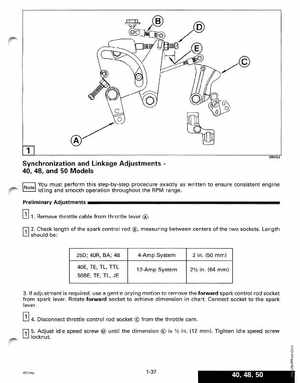 1994 Johnson/Evinrude Outboards 40 thru 55 Service Manual, Page 43