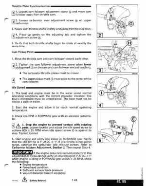 1994 Johnson/Evinrude Outboards 40 thru 55 Service Manual, Page 49