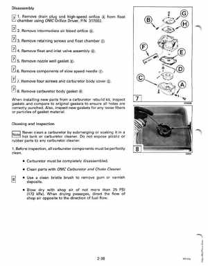 1994 Johnson/Evinrude Outboards 40 thru 55 Service Manual, Page 98