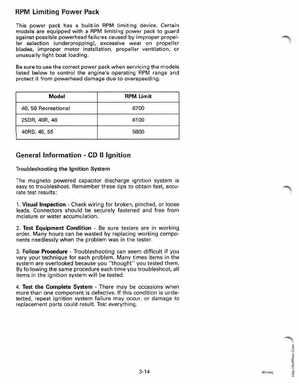1994 Johnson/Evinrude Outboards 40 thru 55 Service Manual, Page 121