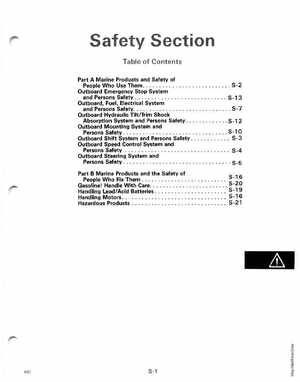 1994 Johnson/Evinrude Outboards 40 thru 55 Service Manual, Page 331