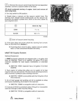 1995 Johnson Evinrude "EO" 60 LV 90, 115, 150, 150C, 175 Service Manual, P/N 503151, Page 58