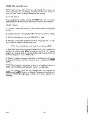 1995 Johnson Evinrude "EO" 60 LV 90, 115, 150, 150C, 175 Service Manual, P/N 503151, Page 69