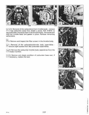 1995 Johnson Evinrude "EO" 60 LV 90, 115, 150, 150C, 175 Service Manual, P/N 503151, Page 79