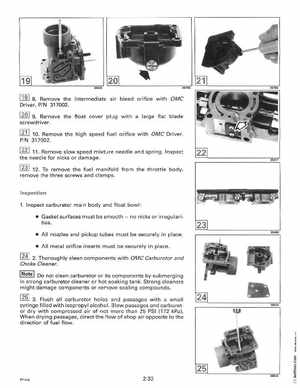 1995 Johnson Evinrude "EO" 60 LV 90, 115, 150, 150C, 175 Service Manual, P/N 503151, Page 81