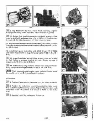 1995 Johnson Evinrude "EO" 60 LV 90, 115, 150, 150C, 175 Service Manual, P/N 503151, Page 83
