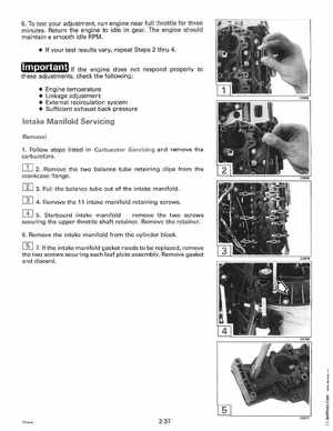 1995 Johnson Evinrude "EO" 60 LV 90, 115, 150, 150C, 175 Service Manual, P/N 503151, Page 85