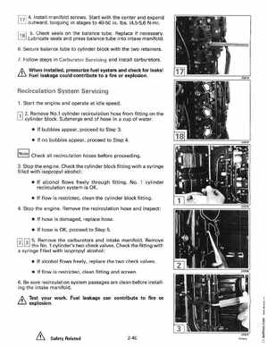 1995 Johnson Evinrude "EO" 60 LV 90, 115, 150, 150C, 175 Service Manual, P/N 503151, Page 88