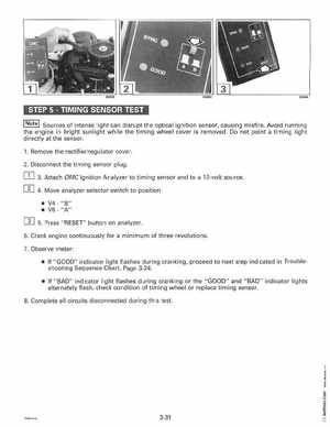 1995 Johnson Evinrude "EO" 60 LV 90, 115, 150, 150C, 175 Service Manual, P/N 503151, Page 123