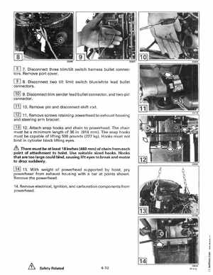 1995 Johnson Evinrude "EO" 60 LV 90, 115, 150, 150C, 175 Service Manual, P/N 503151, Page 139