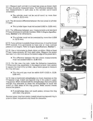 1995 Johnson Evinrude "EO" 60 LV 90, 115, 150, 150C, 175 Service Manual, P/N 503151, Page 145